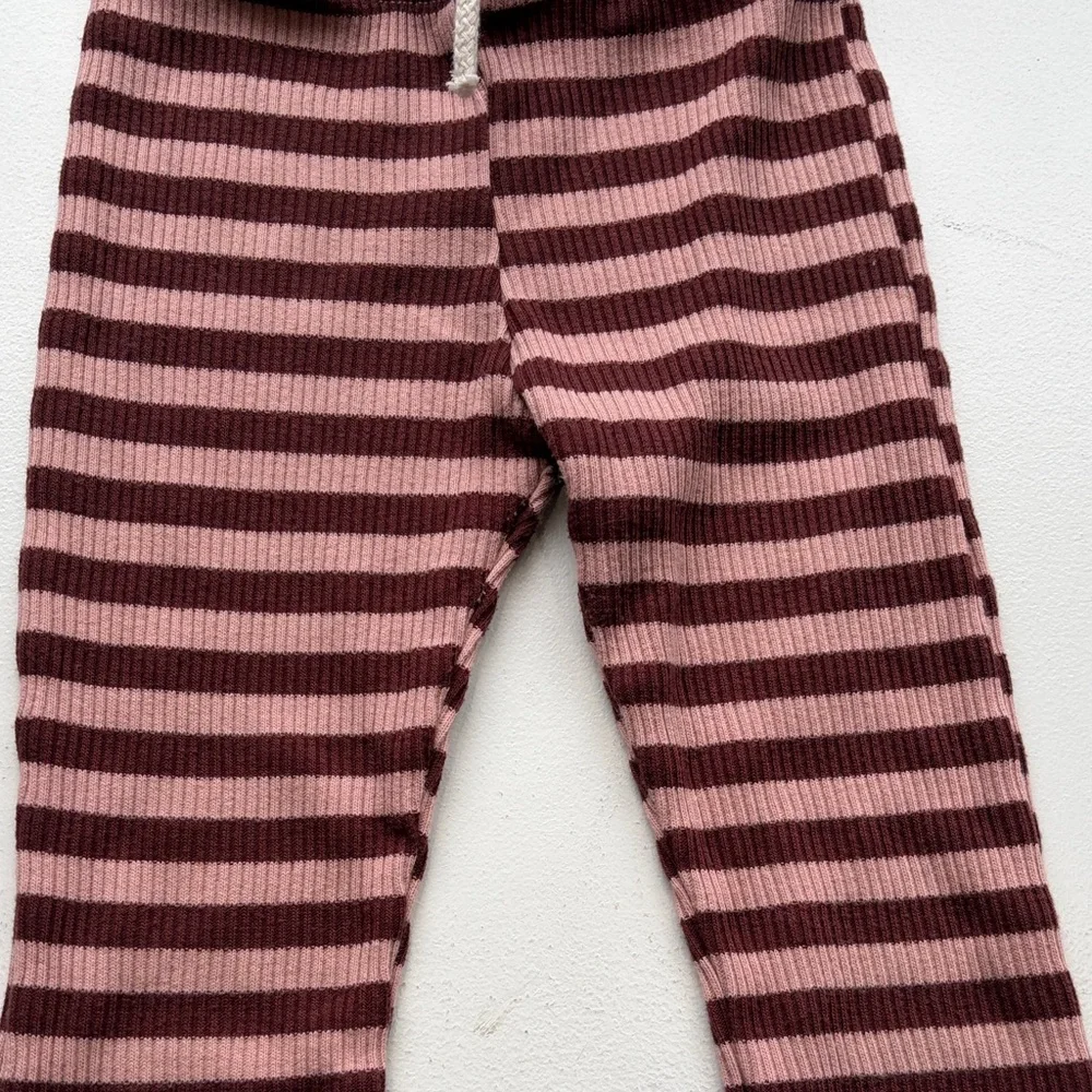 Zara kids Pink and Maroon striped set, size 6 - Picture 11 of 14